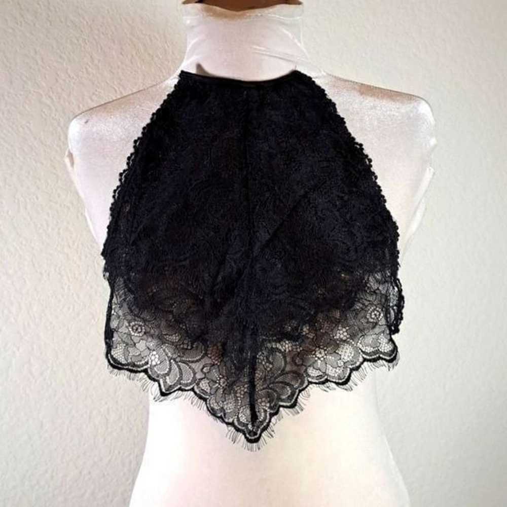 Vintage Lace Collar Topper Dickie Bib Costume Col… - image 1