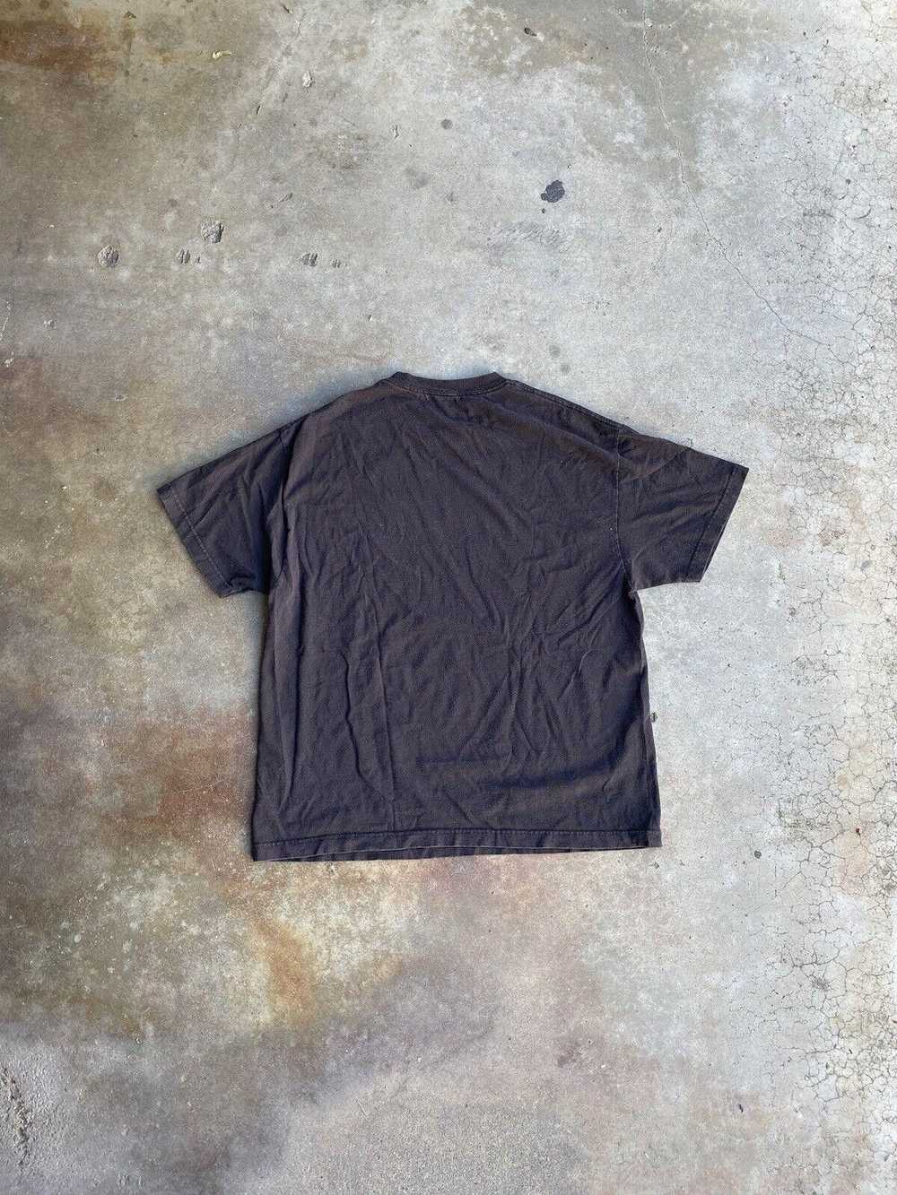 Stussy Crazy Rare Vintage Black Lakers Graphic Tee - image 2