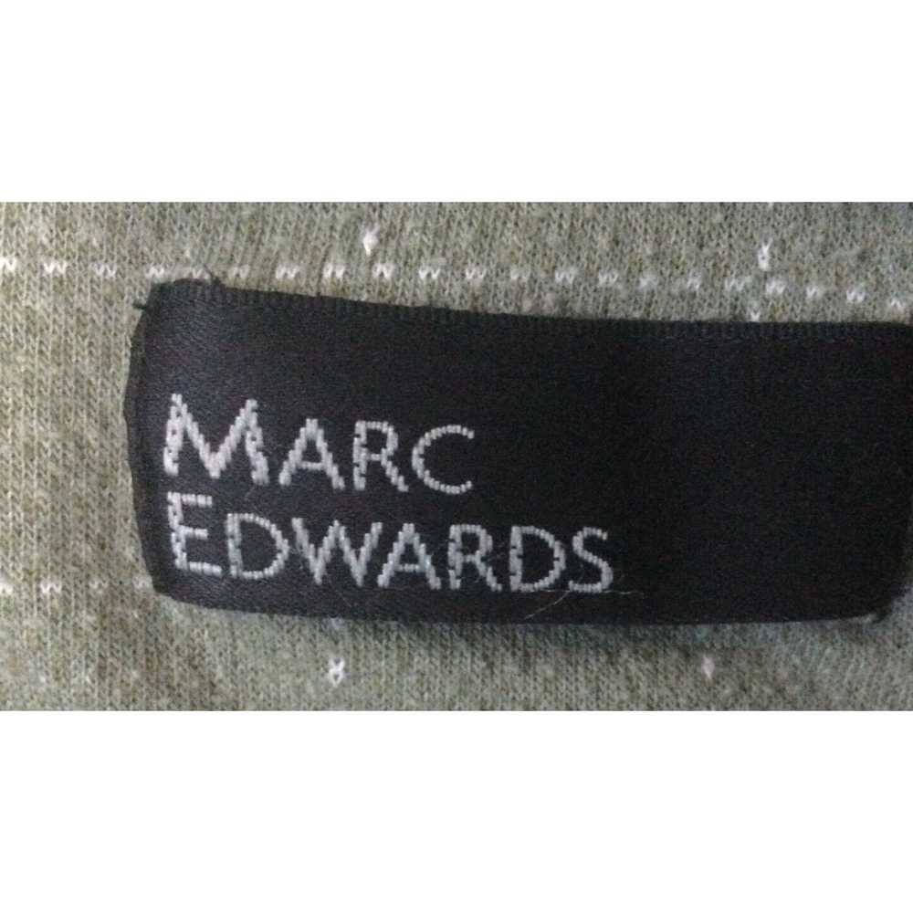 Vintage MARC EDWARDS Mens Large Green Check Polo … - image 3