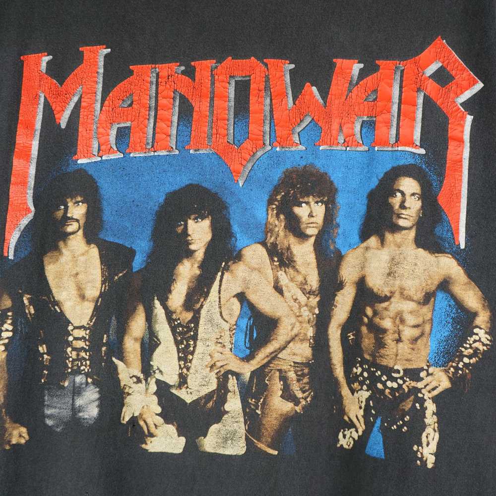 Band Tees × Tour Tee × Vintage Vintage 1989 Manow… - image 2