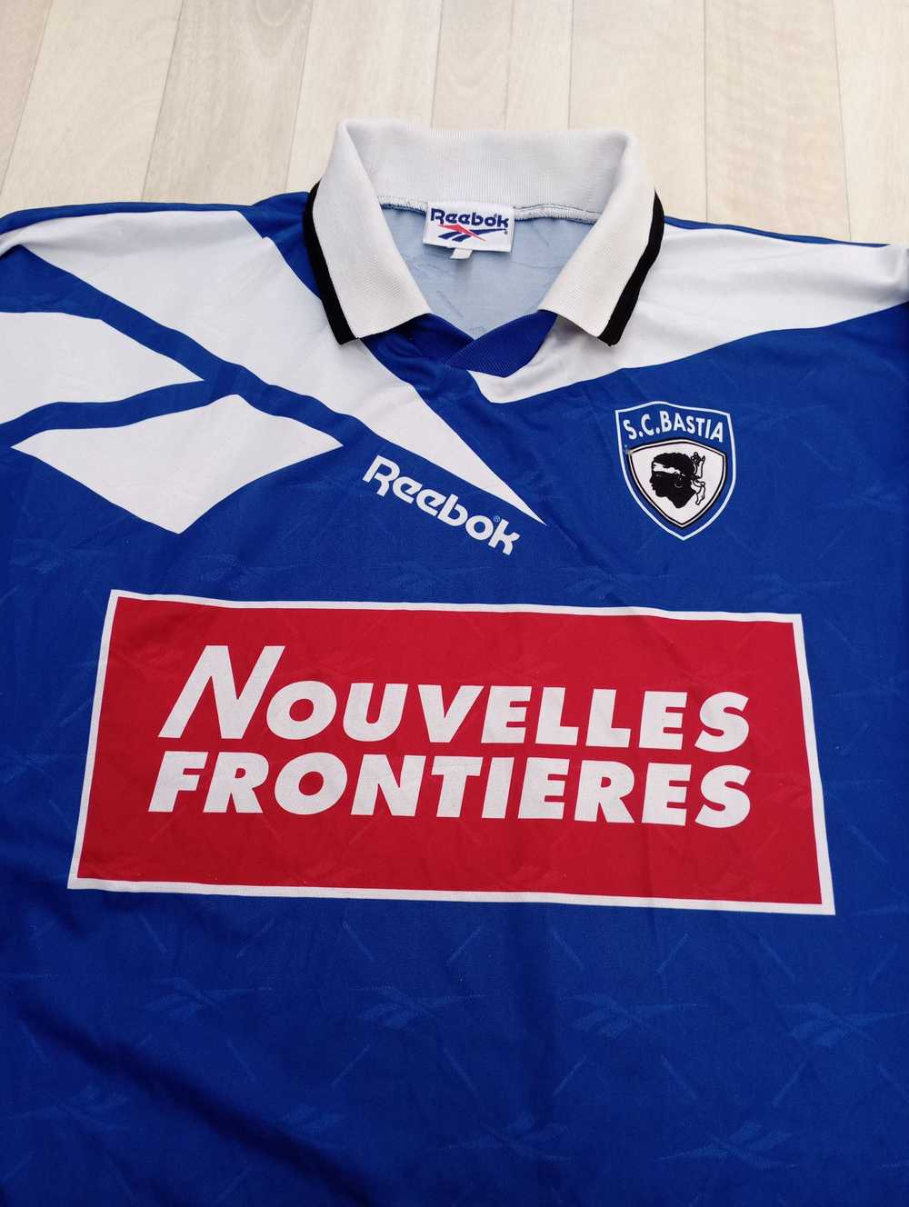 Reebok × Soccer Jersey × Vintage S.C BASTIA 1995 … - image 2