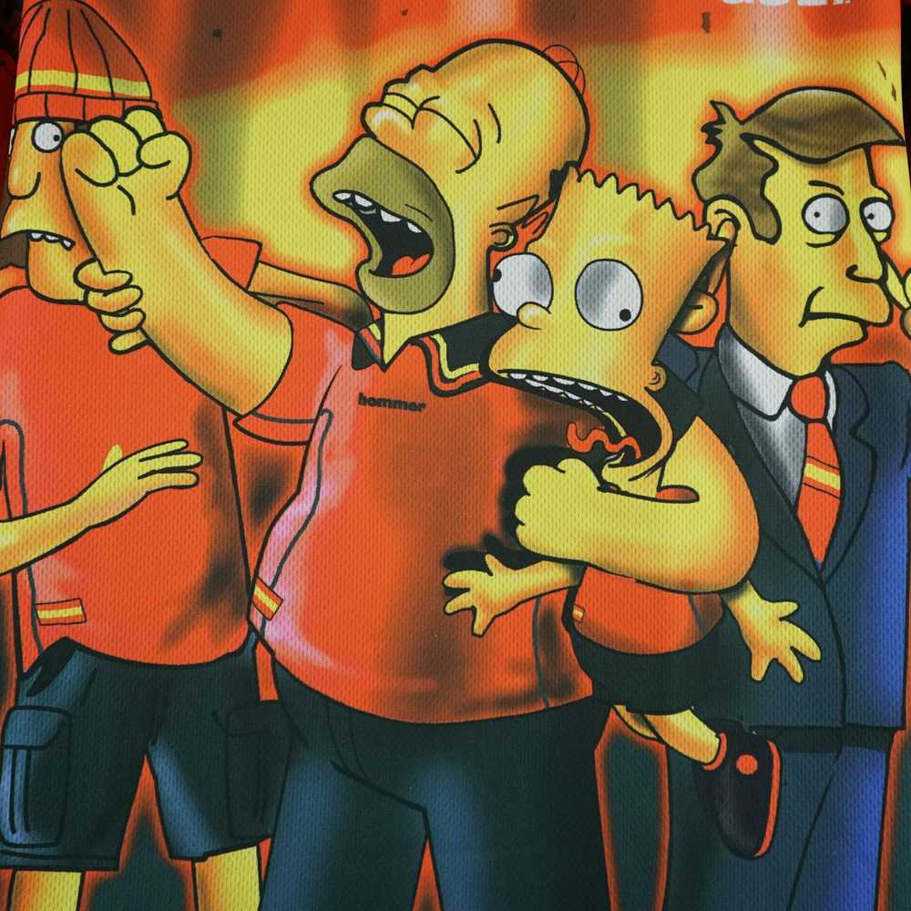 Cartoon Network × Vintage 1999 The Simpsons Jerse… - image 2