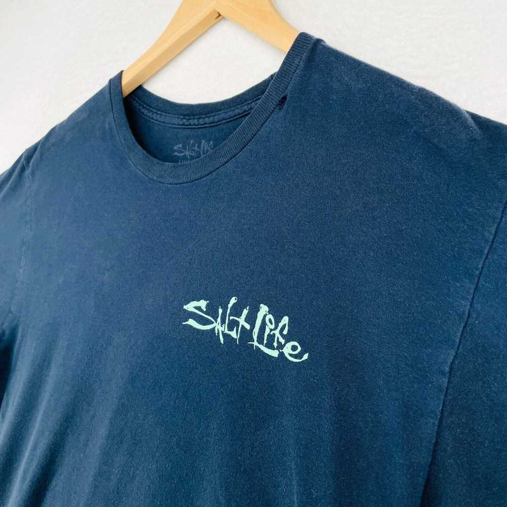 Vintage SALT LIFE Shirt Men M LIVE SALTY FISH TAI… - image 2