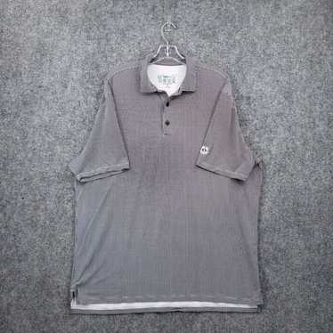 Vintage Ibkul Polo Shirt Mens XL Black Check UPF … - image 1
