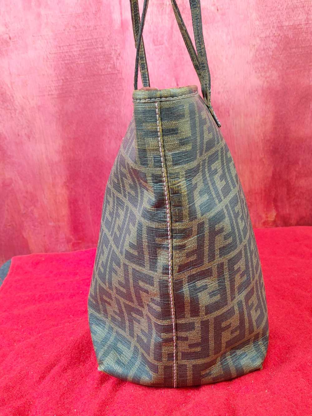 Bag × Fendi Fendi monogram Tote shoulder Bag #SB0… - image 9