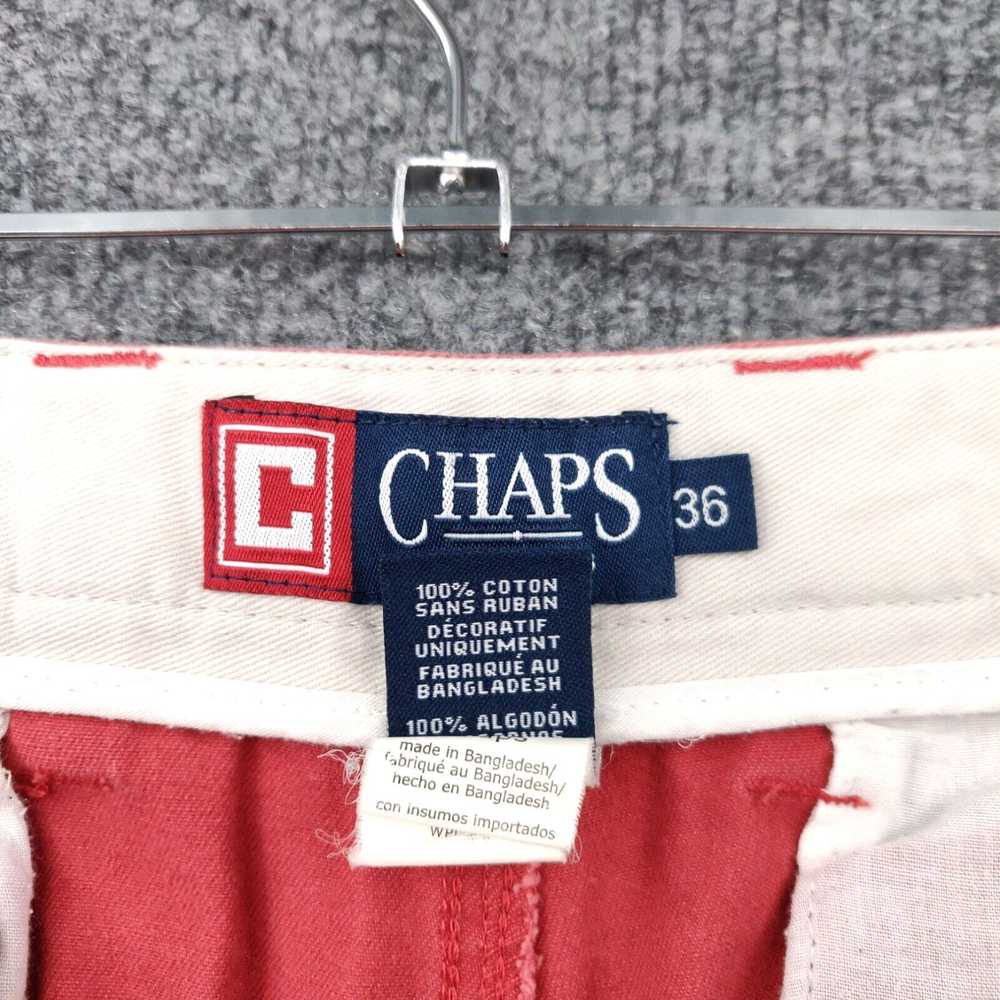 Chaps Chaps Shorts Mens 36 Orange Chino High-Rise… - image 3