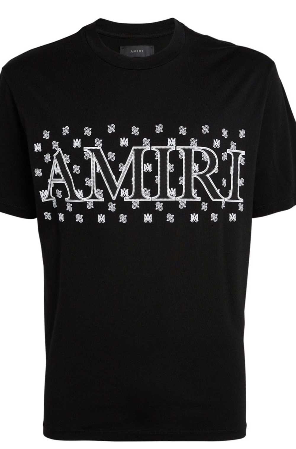 Amiri Amiri Logo Paisley Print Tee Size XS - image 1