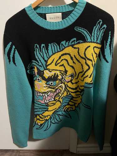 Gucci Tiger Intarsia Sweater