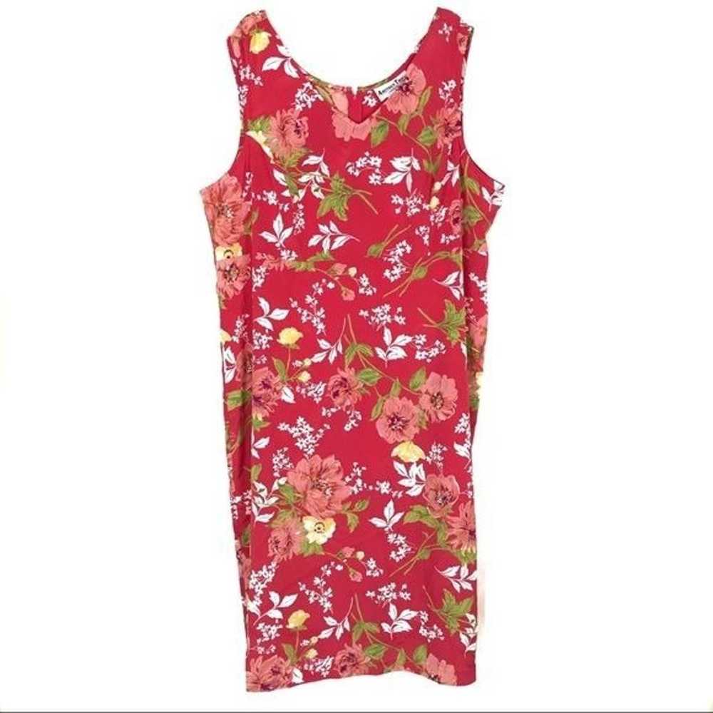 Another Thyme | Vintage Pink Floral Sleeveless Dr… - image 1