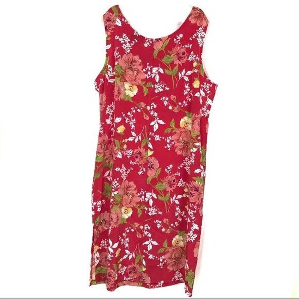 Another Thyme | Vintage Pink Floral Sleeveless Dr… - image 4