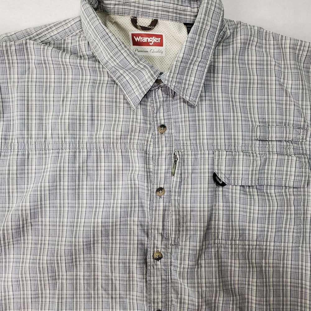 Wrangler Wrangler Button Up Shirt Plaid Short Sle… - image 11