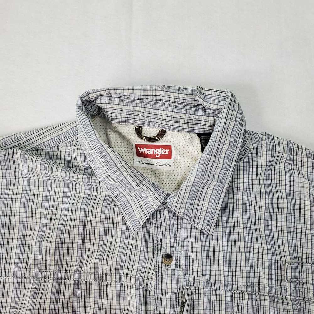 Wrangler Wrangler Button Up Shirt Plaid Short Sle… - image 9