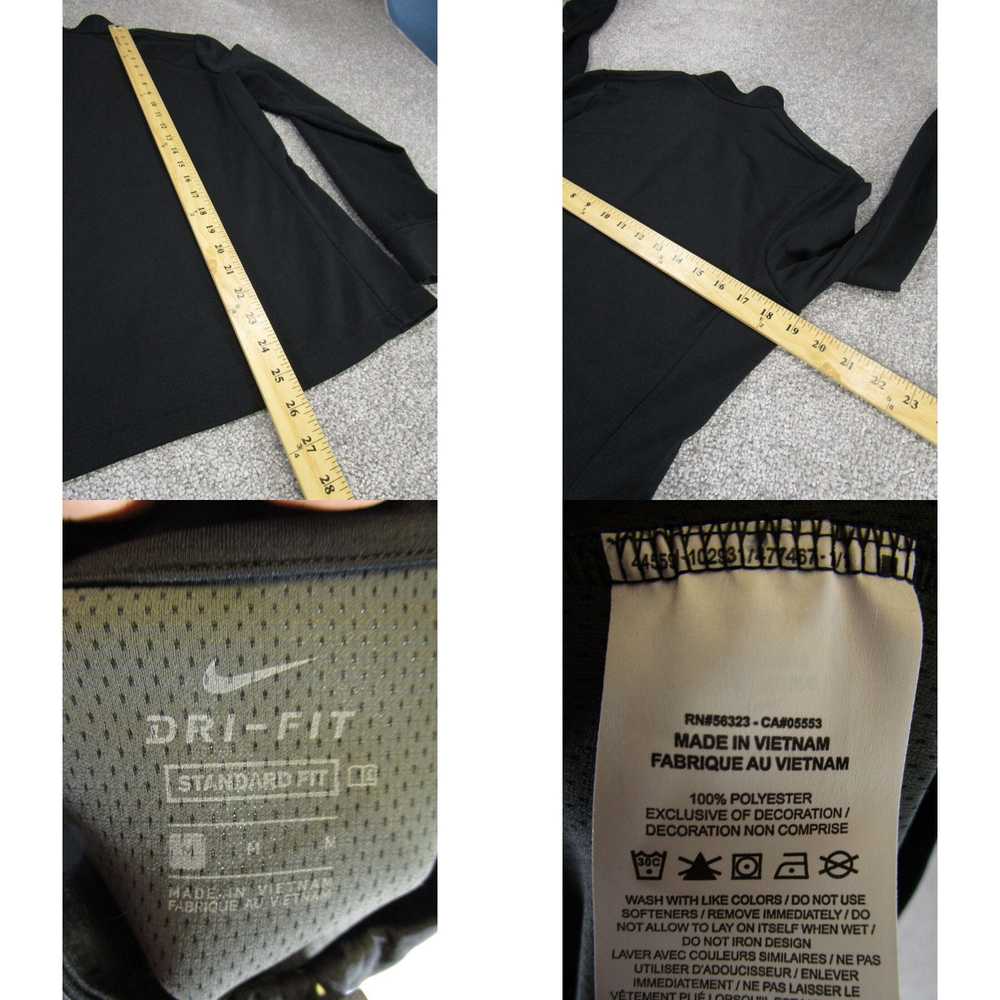 Nike Nike Sweatshirt Mens Medium Black Full Zip D… - image 4