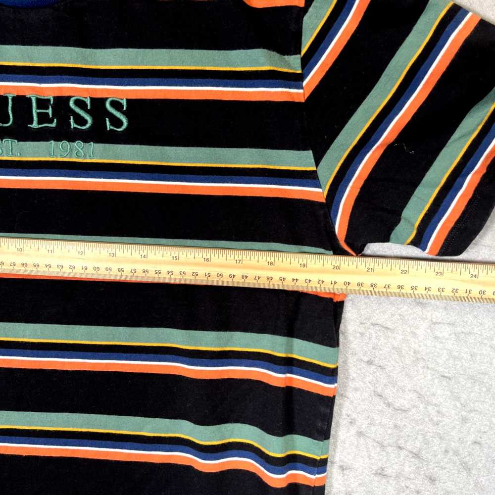 Guess A1 Guess Retro Striped Embroidered Logo Shi… - image 2