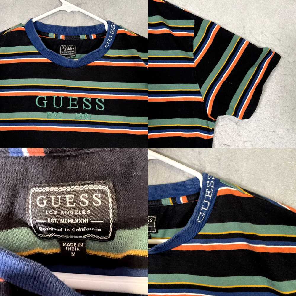 Guess A1 Guess Retro Striped Embroidered Logo Shi… - image 4