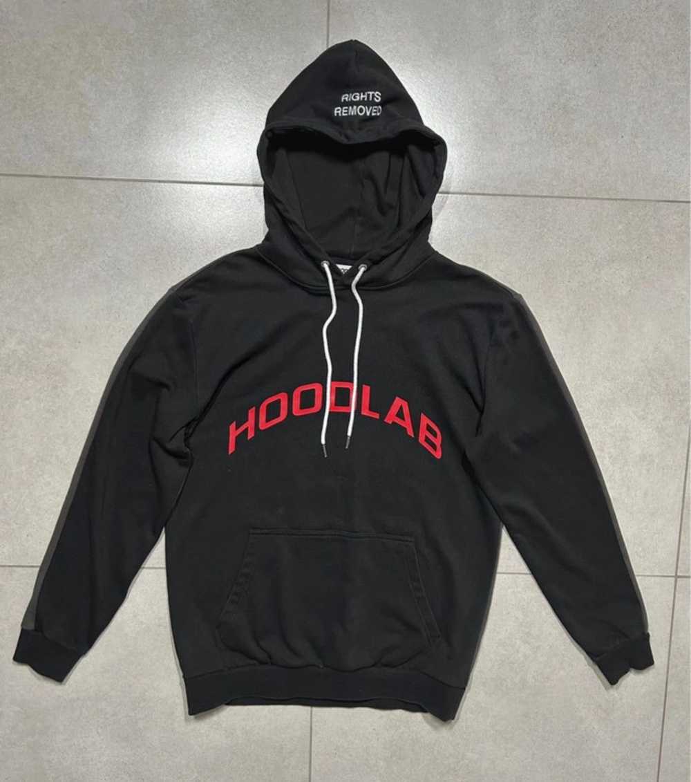 Hood Lab Hoodlab black hoodie with red logo - image 1