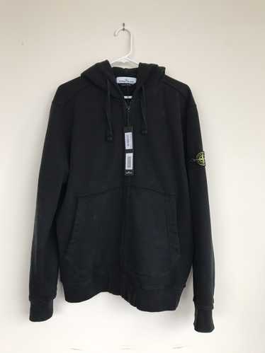 Stone Island Stone Island Zip Up Hoodie Black - image 1