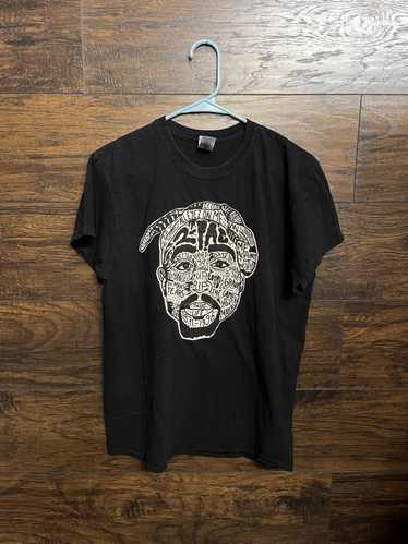 Designer 2Pac Memorial T-shirt - Tupac Shakur Art 