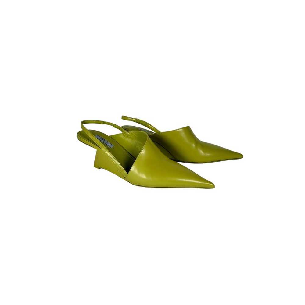 Prada Leather heels - image 3