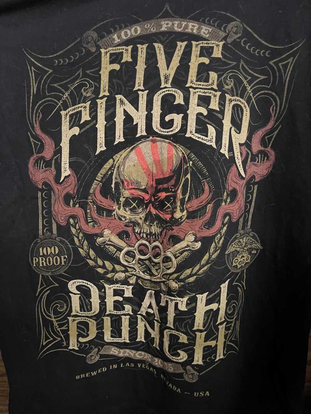 Designer Five Finger Death Punch T-shirt - 100% P… - image 3