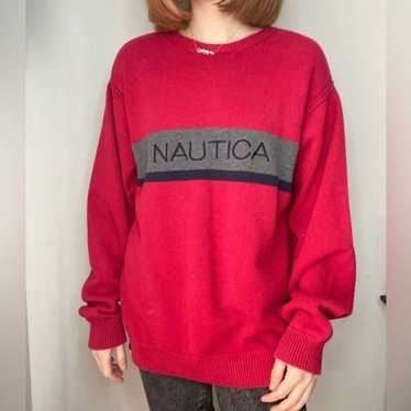 NAUTICA Vintage Oversized Sweater Pullover