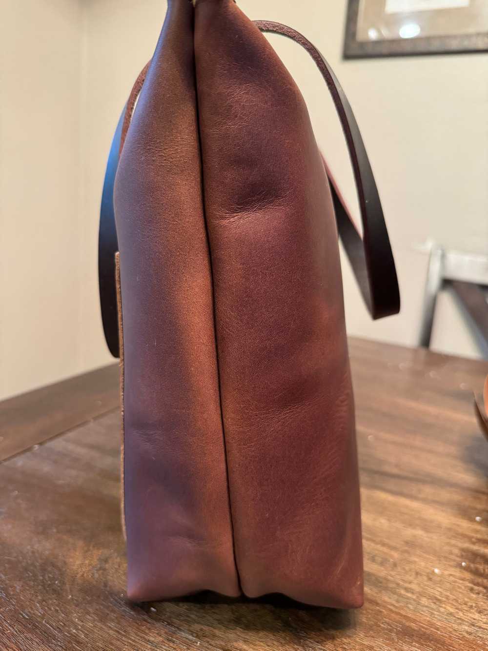 Portland Leather Leather Tote Bag - image 4