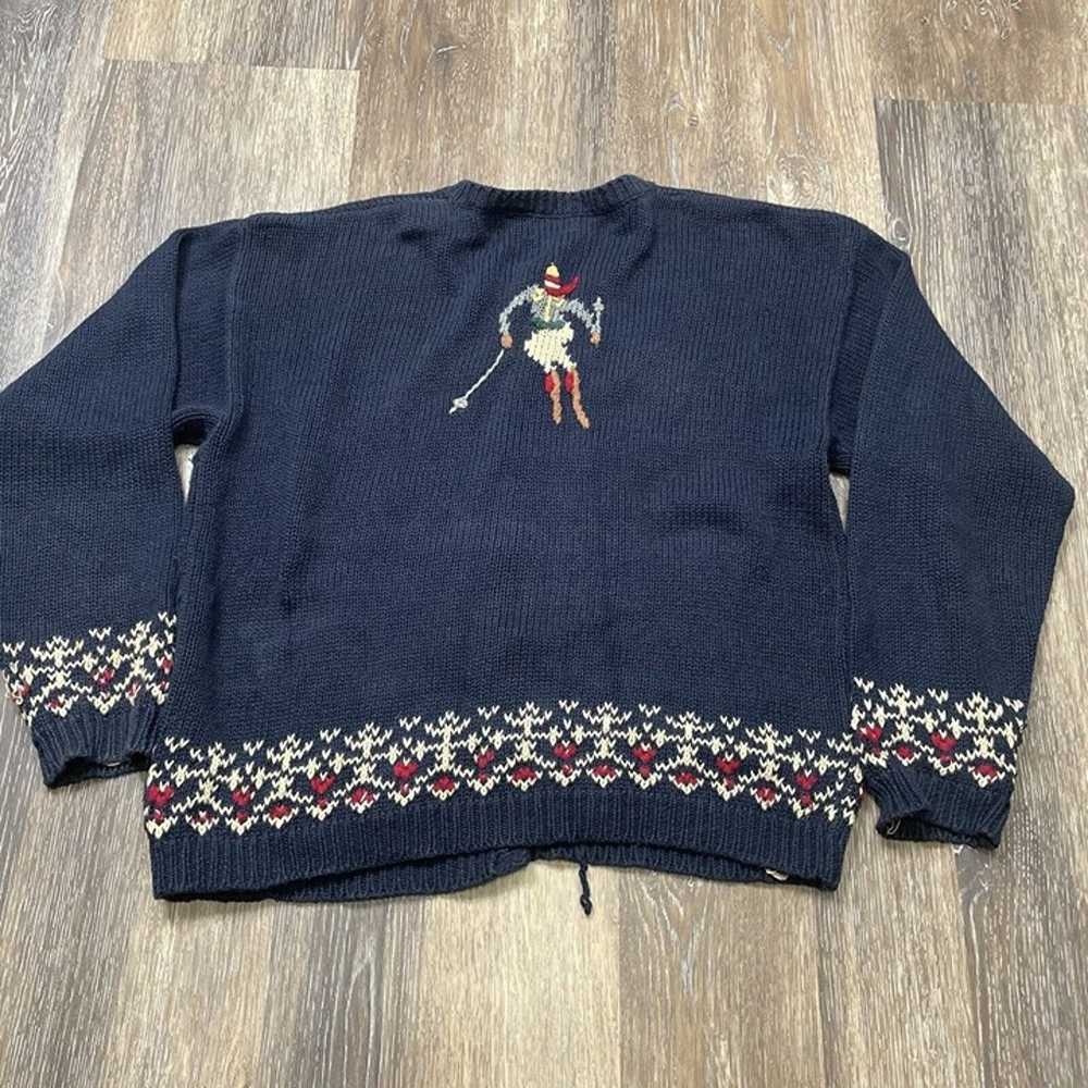 Vintage Ski Knit Sweater - image 6