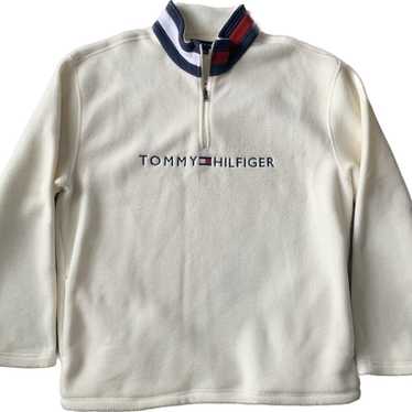 Vintage Y2K Tommy Hilfiger fleece pullover sweater