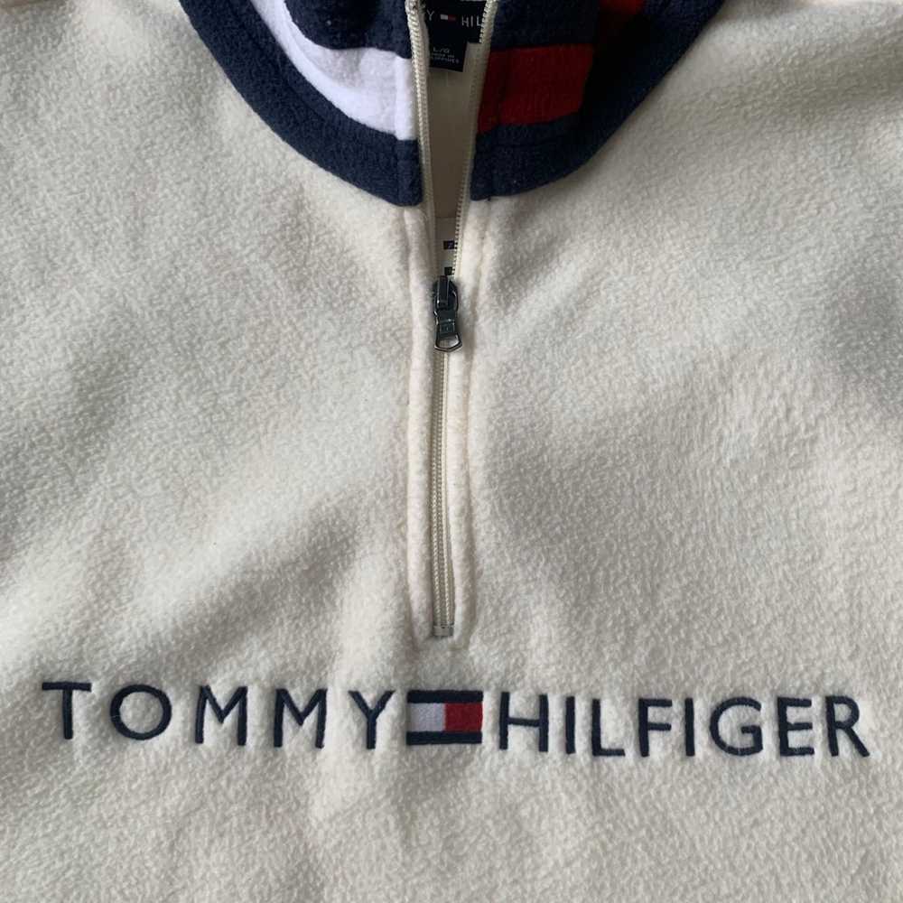 Vintage Y2K Tommy Hilfiger fleece pullover sweater - image 6