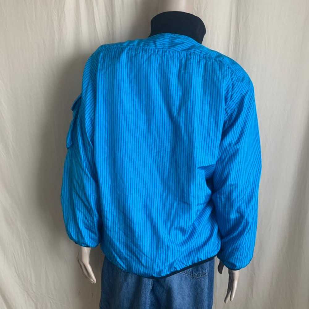 Vintage funky striped windbreaker - image 5