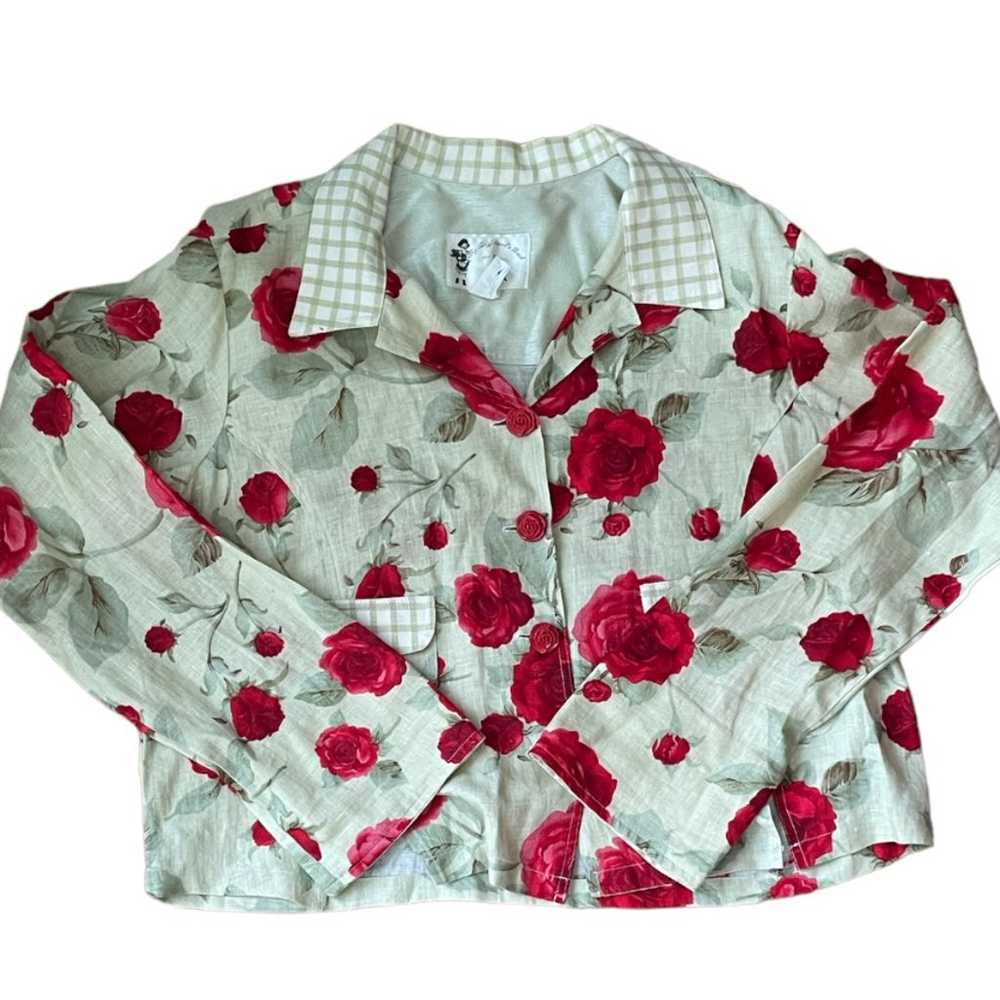 Vintage "My Boyfriend's Back" Rose Floral Jacket - image 1