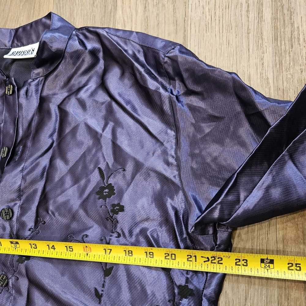 Vtg Chicos Design Jacket Womens Size 3/XL Orienta… - image 8