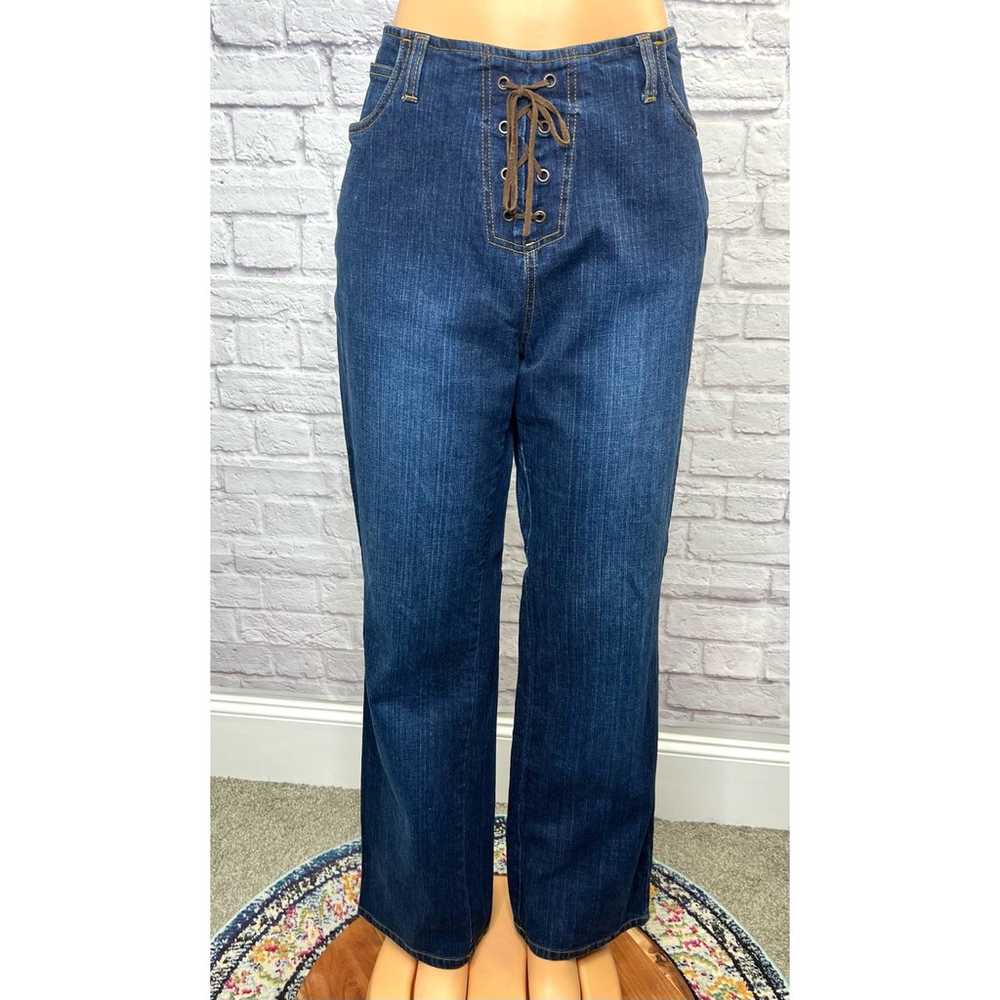 Vintage Bill Blass Womens Size 12 Flare Jean High… - image 2