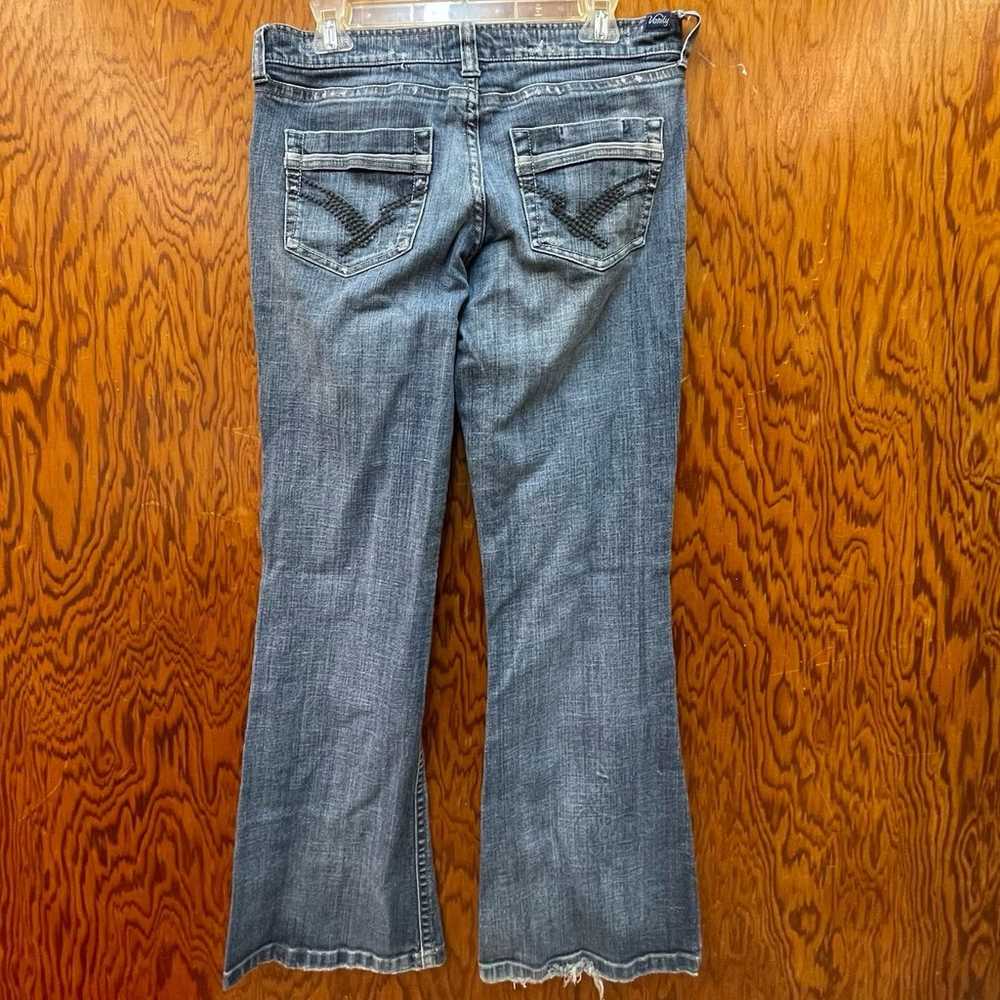 Y2K Vintage Vanity Low Rise Flare Jeans Medium Wa… - image 2