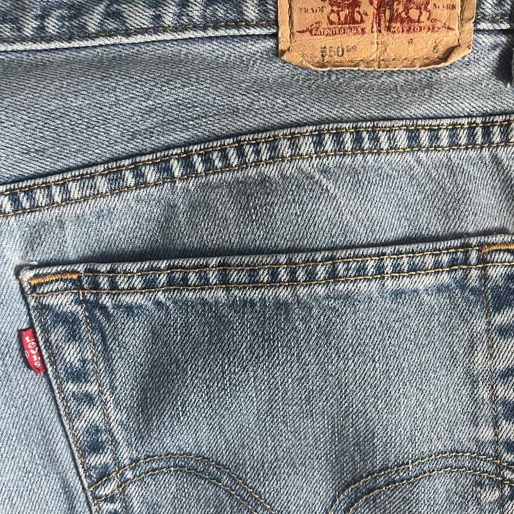 Levi’s Vintage Distressed Misses 550 Classic Rela… - image 6