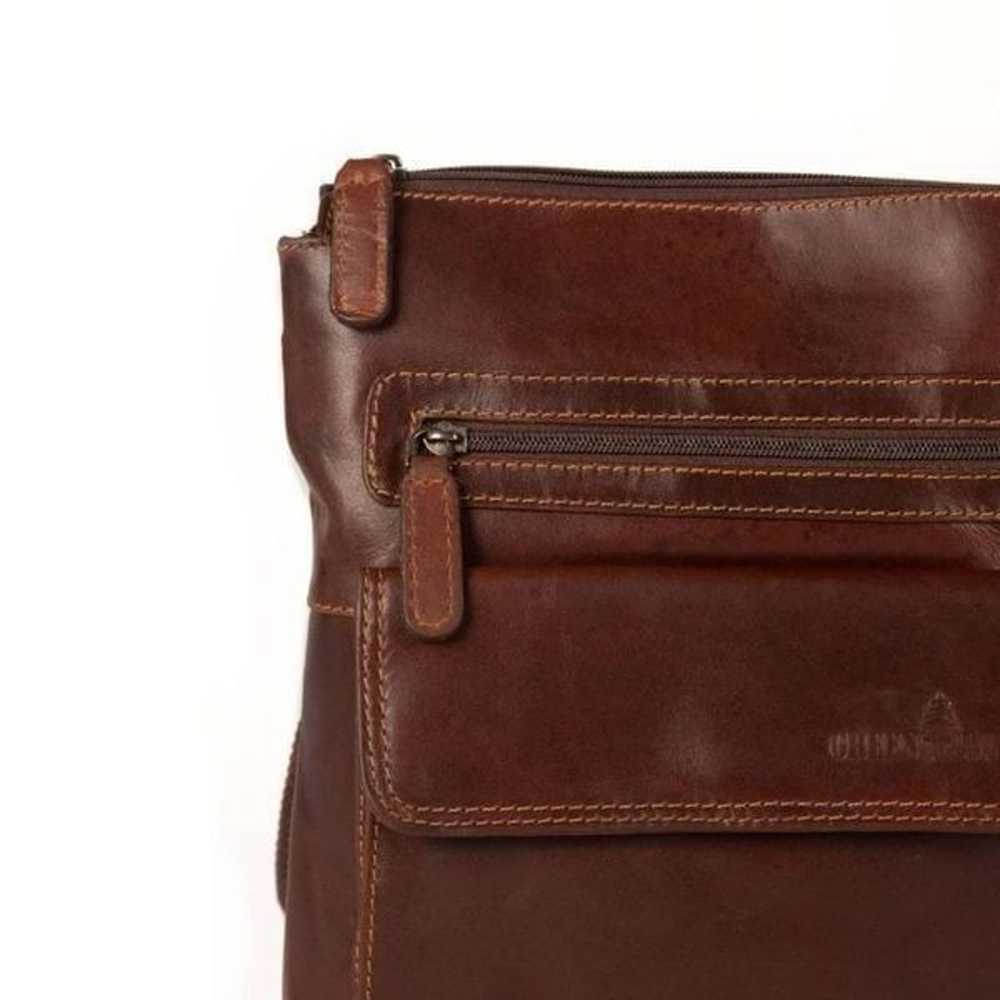 Men's Genuine Leather Vintage messenger bag - image 3