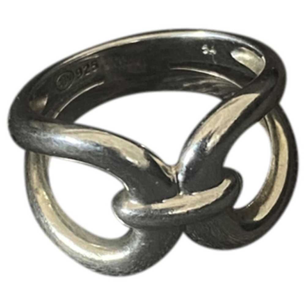 Non Signé / Unsigned Silver ring - image 1