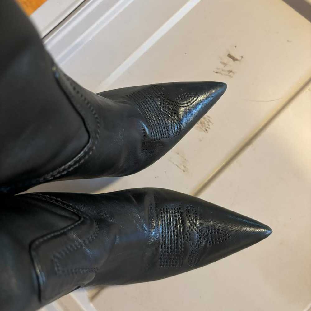 Stuart Weitzman Leather cowboy boots - image 3