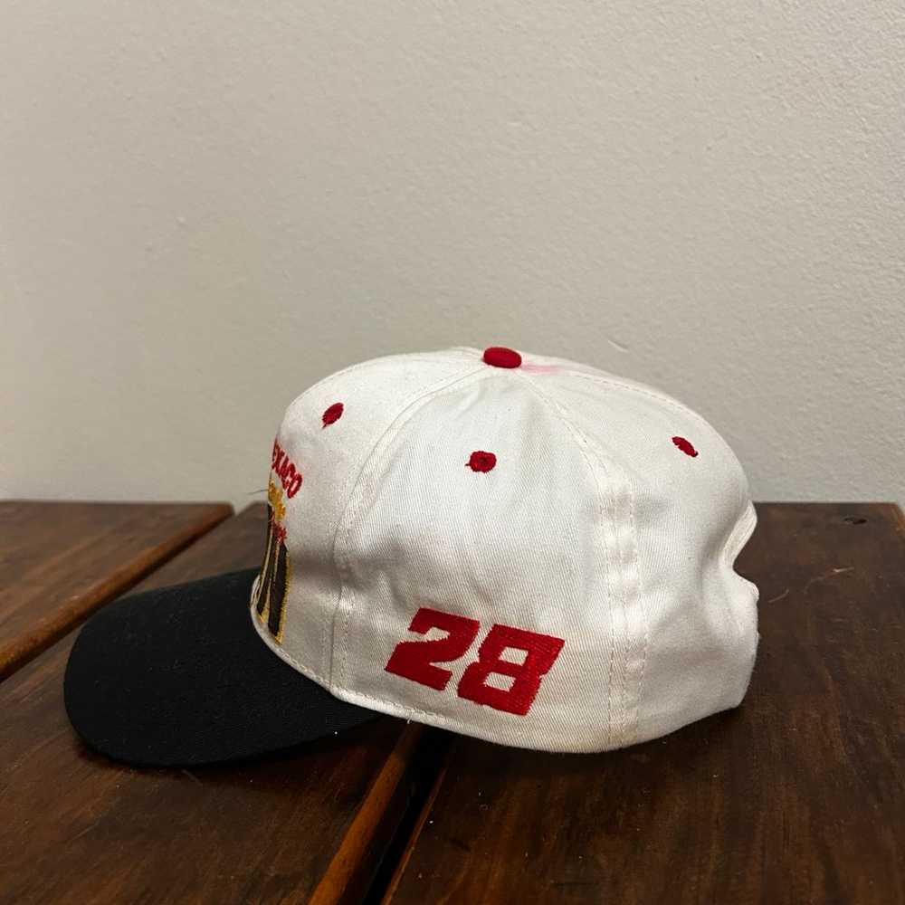 Vintage 90s NASCAR Ernie Irvan #28 SnapBack Hat R… - image 2