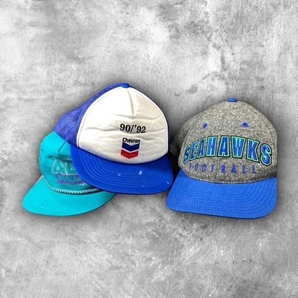 8 Vintage Snap back Strap Back Baseball Caps - image 2