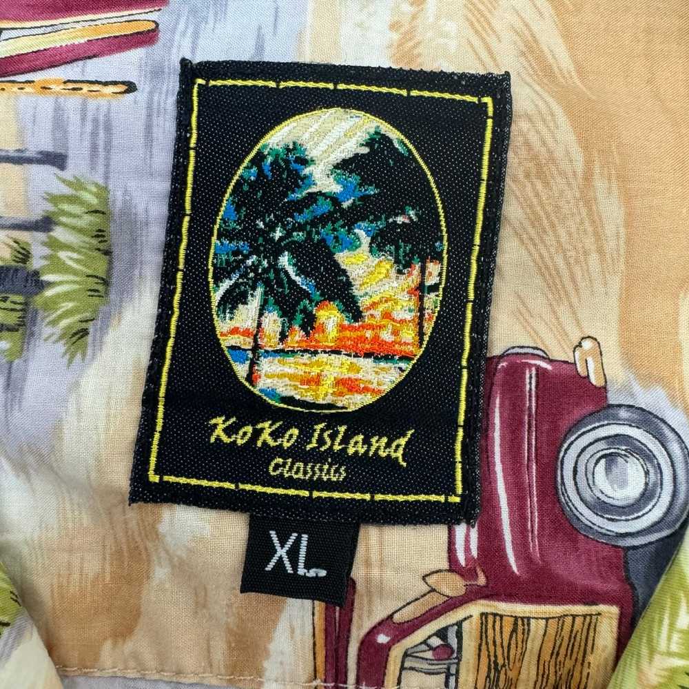 Vintage Koko Island mens Hawaiian shirt size XL - image 4