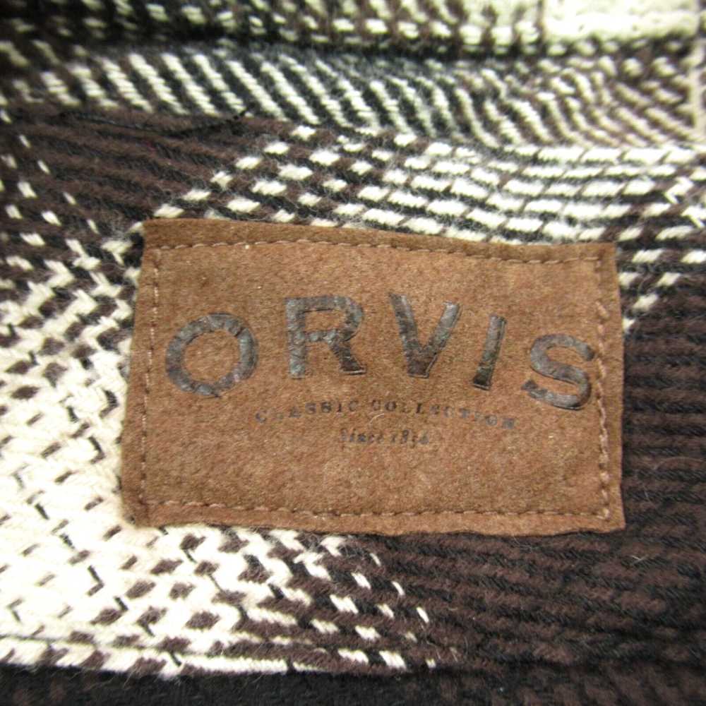 Orvis Orvis Shirt Mens Medium Long Sleeve Button … - image 3