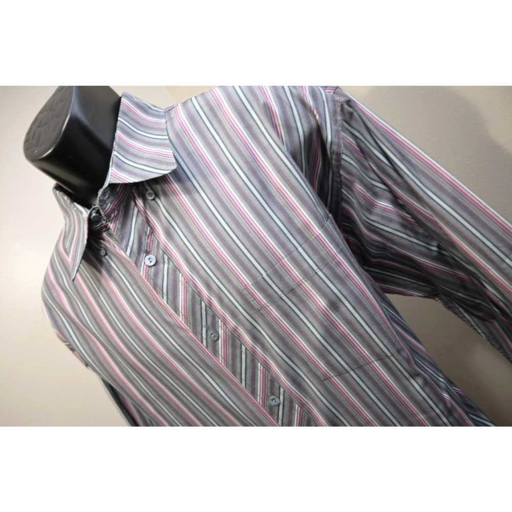 Bugatchi Bugatchi Uomo Dress Shirt Designer Strip… - image 2
