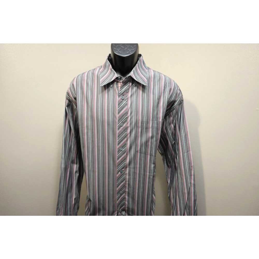 Bugatchi Bugatchi Uomo Dress Shirt Designer Strip… - image 3