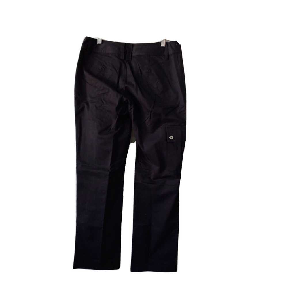 Vintage American Living Pants Womens 6 Cargo Blac… - image 2