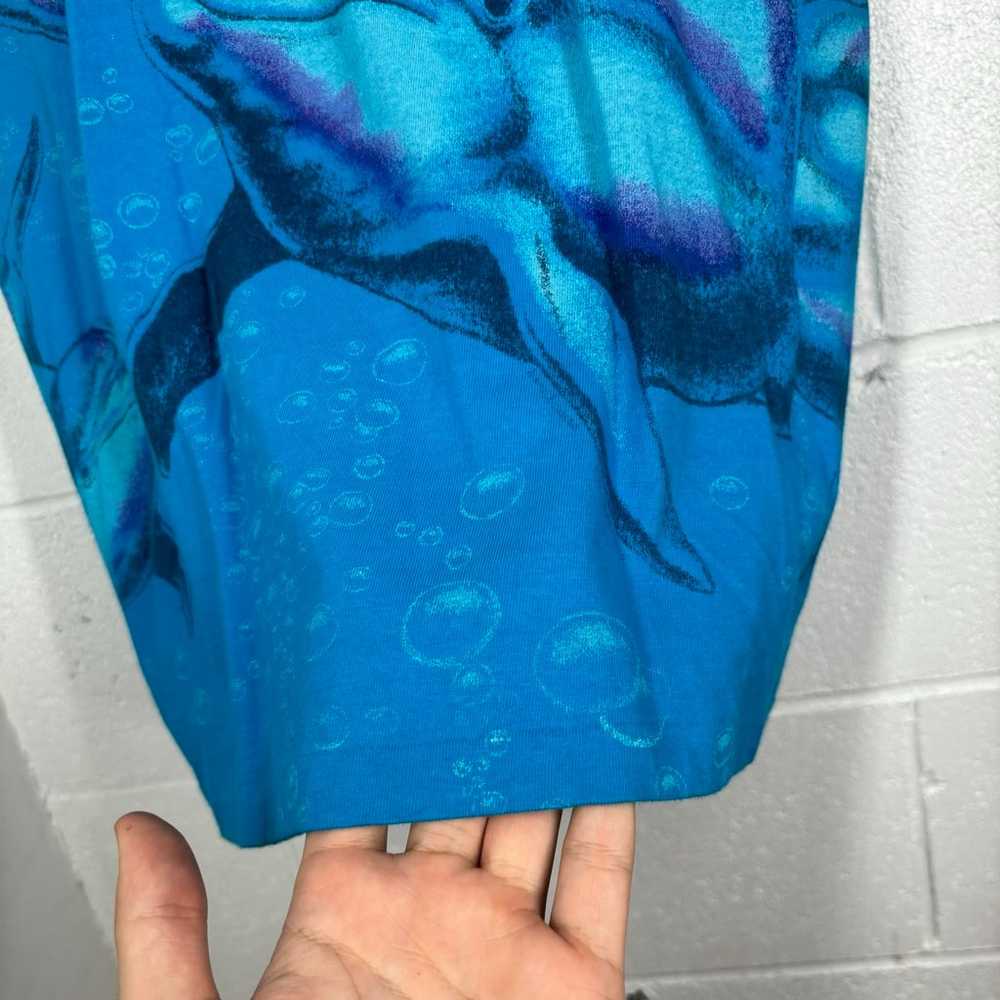 Vintage 90s All Over Dolphin Tee - image 3