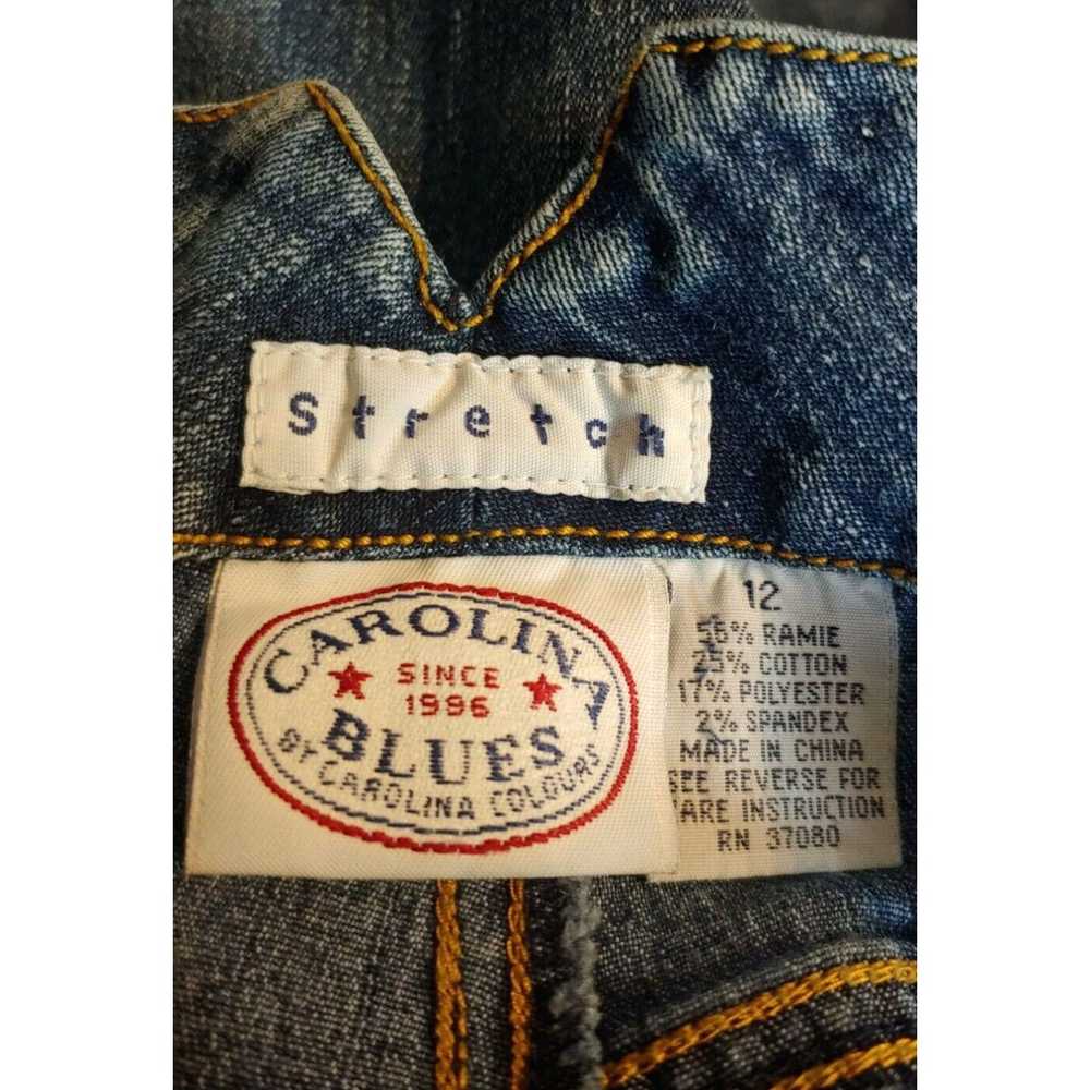 Vintage Carolina Blues Jeans Womens 12 Stretch Wa… - image 3