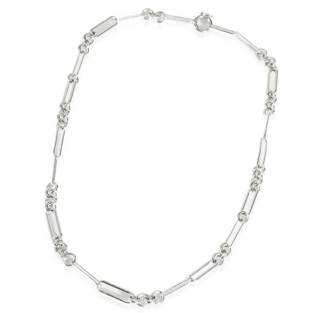 Non Signé / Unsigned Silver necklace - image 3
