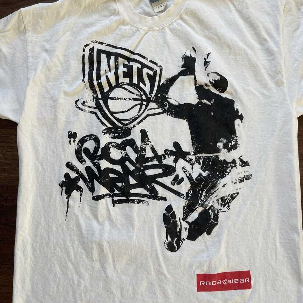 NBA New Jersey Nets Graffiti Rare Rocawear T Shir… - image 3