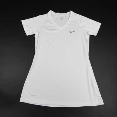 Nike Pro Short Sleeve Shirt Women's White Used - image 1